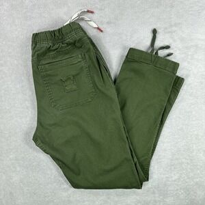 Topo Designs Dirt Pants Womens Small Green Drawstring Casual Outdoors Gorpcore